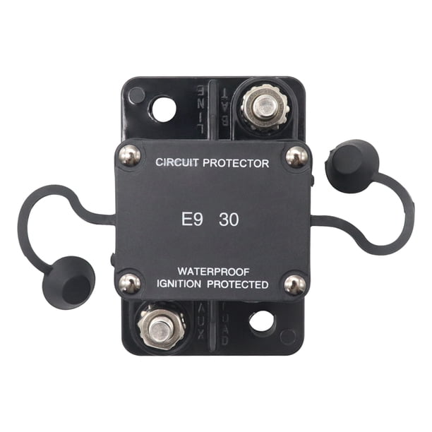 Disyuntor de fusibles de 32 V/30 A, resistente al agua, IP67, reinicio automático para Aud Abanopi protector actual