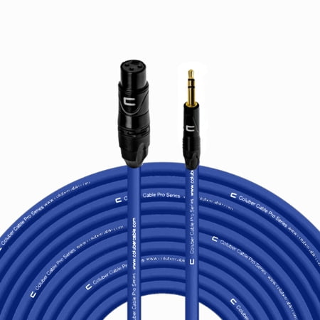 Coluber Cable Balanced XLR Female to 3.5 TRS Male - Audio Microphone Cable