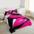 thumbnail image 3 of Homewish Black Pink Splash 2pcs Bedding Comforter Set For Teens Boys Girls,Abstract Graffiti Twin Comforter Sets,Vintage Aesthetic Breathable Bedding Set,Luxury Bedroom Decor,Reversible, 3 of 8