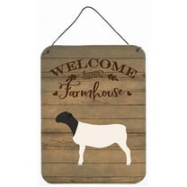 Carolines Treasures Dorper Sheep Welcome Door Hanging Prints wall-decor, Multicolor
