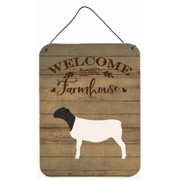 Carolines Treasures Dorper Sheep Welcome Door Hanging Prints wall-decor, Multicolor