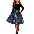 thumbnail image 2 of Piuwrlz Girls Cos Perform Dress for Girl Halloween Party Dresses Blue Size 7 Years, 2 of 9