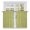 Fruit Green, variant on Vintage Fruit Green Tier Curtains, Farmhouse Retro Solid Color Linen Texture Light Filtering Kitchen Curtains, 2Pcs Rod Pocket Half Window Treatments Panels for Sink Cafe Cabinet Camper 27.5x24In