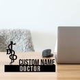 thumbnail image 2 of Handmadetneonsign Doctor Of Osteopathic Metal Nameplate, Doctor Desk Nameplate, Doctor Desk Name Plate Decor, 2 of 5