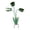 M, variant on Luyimi 10.63" Metal Venus Flytrap Garden Stake, Funny Cannibal Flower Yard Art, Spooky Cute Carnivorous Plant Decor for Outdoor Garden Lawn Patio Indoor Desk Tabletop Green
