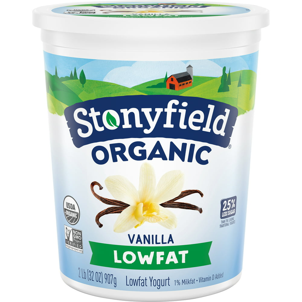 Stonyfield® Organic Vanilla Lowfat Yogurt 32 Oz Tub