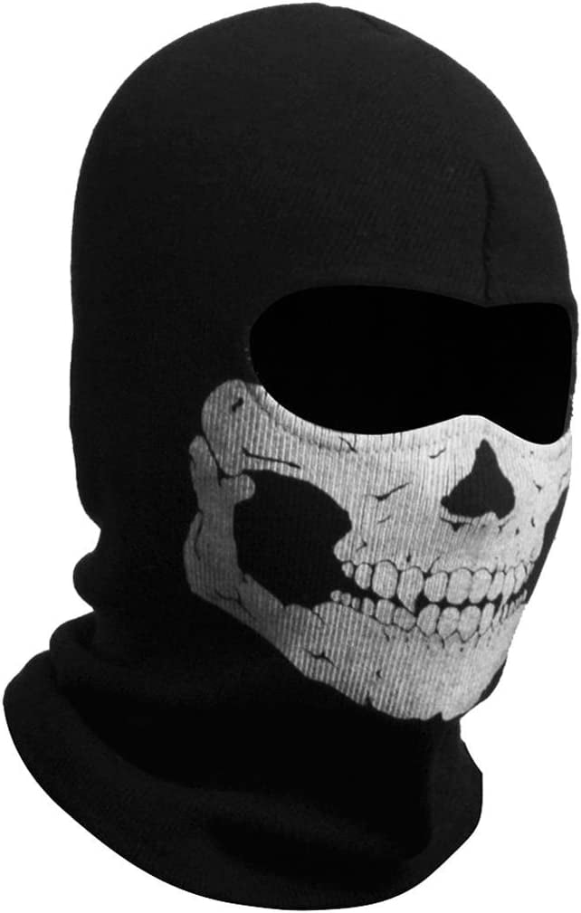 overal studio driehoek Beiyueji Black Balaclava Ghosts Skull Full Face Mask UV Sun Protection  Winter Windproof Ski Mask for Outdoor Motorcycle Cycling - Walmart.com