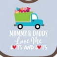thumbnail image 4 of Inktastic Mommy and Daddy Love Me Boys Truck Boys or Girls Baby Bib, 4 of 4