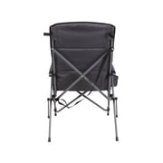 Ozark Trail High Back Hard Arm Camping Chair, Adult, Gray