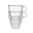 thumbnail image 5 of JoyJolt Palo Double Wall Tiered Glass Mugs 10 oz (Set of 2), 5 of 6