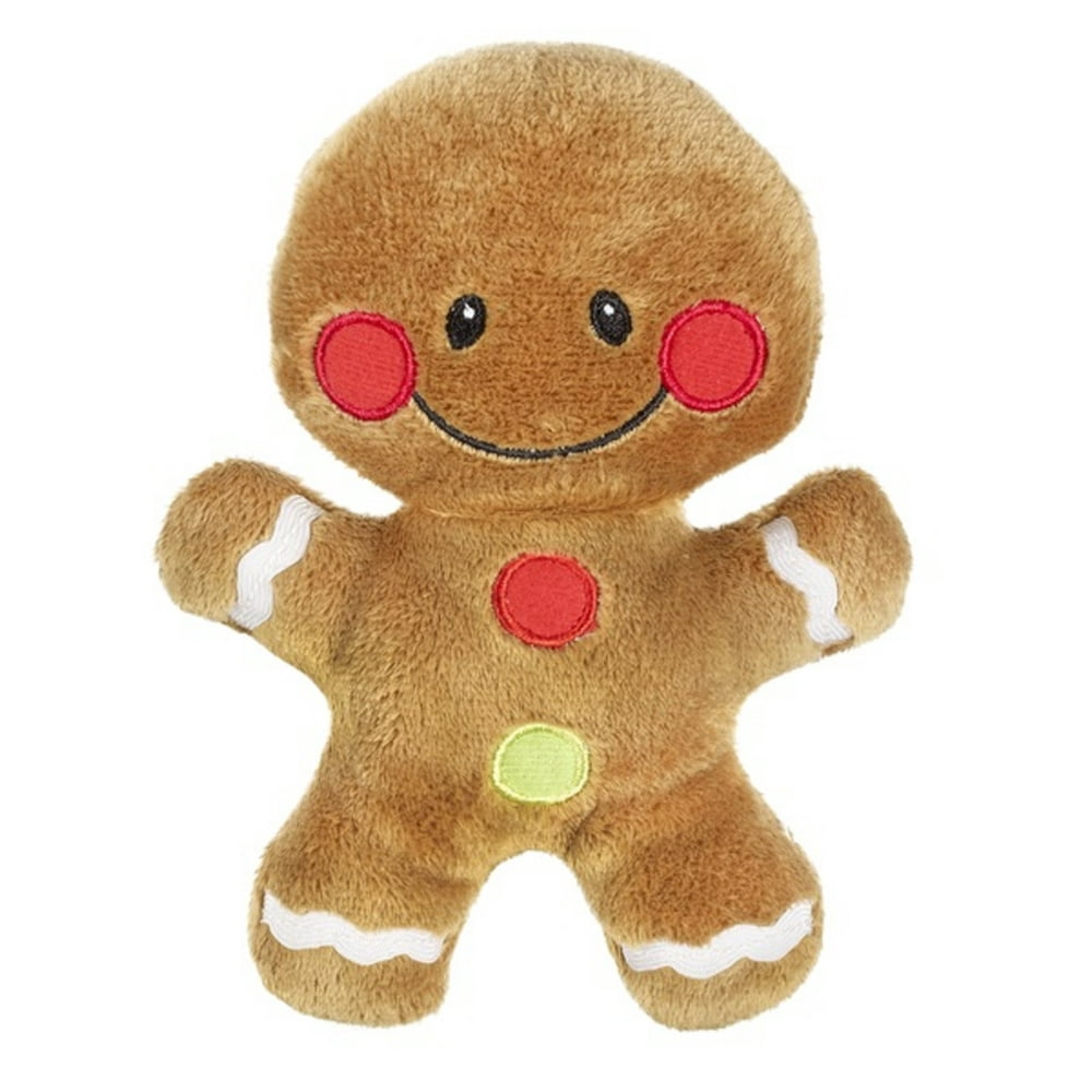 Smiling Dimpled Gingerbread Man Rattle Baby Plush Toy - By Ganz - Walmart.com - Walmart.com