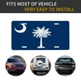 thumbnail image 6 of South Carolina Palmetto Trees License Plate 6x12 Inch Thickening Aluminum Metal Decorative License Plates, Universal Fit For Trucks, Suvs, Vehicles, 6 of 7