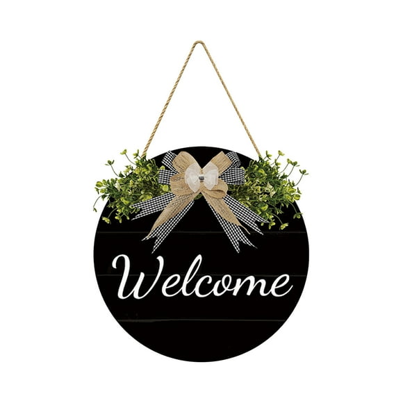 3D Welcome Hanger Funny Welcome Sign Home Outdoor Decor 11.8Inch, Door Hanger Welcome Sign Home Decor Funny Words Door Hanger