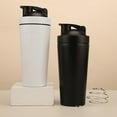 thumbnail image 2 of Vaso de agua deportivo de una sola capa de acero inoxidable 304, vaso de proteína en polvo para fitness al aire libre, vaso de batido de gran capacidad, 2 of 4