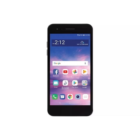 Total Wireless LG Rebel 4 16GB Black- Prepaid Smartphone
