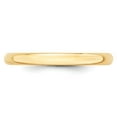 thumbnail image 2 of 14KY 2.5mm LTW Half Round Band Size 6 in 14k Yellow Gold, 2 of 3