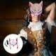thumbnail image 2 of 1 unid Halloween Party Brillante Fox Mask Party Bar Bar Fox Luminoso Mascarilla Mascarilla Prop, 2 of 6