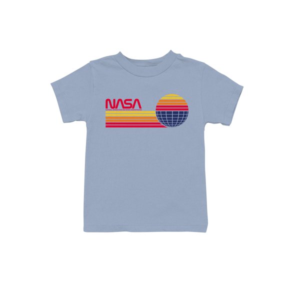 Officially Licensed Nasa Vintage World Logo Youth's T-shirt