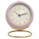 thumbnail image 1 of Reloj de escritorio pequeño de diseño sencillo y bonito Retro, luz nocturna, silencioso, sin tictac, niños, dormitorio, viajes, mesita de noche, 1 of 5