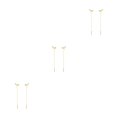 thumbnail image 4 of Pendientes de borla larga Minnieouse para mujer y niñas con diamantes de imitación color Oro, 4 of 6