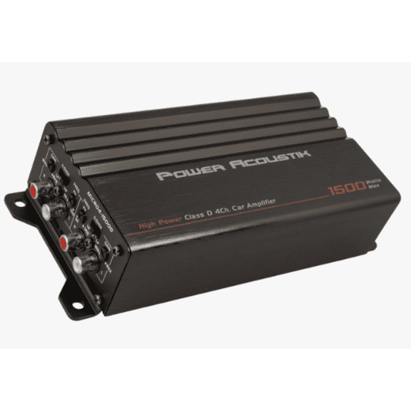 Power Acoustik MICRO4-1500D 4-Channel 1500W Class-D Full-Range Compact Amplifier