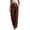 Wine, variant on DeHolifer Women's Pants High Waist Casual Solid Color Straight Leg Work Business Dressy Pants Black L