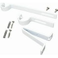 thumbnail image 3 of Urbanest Adjustable Double Rod Bracket, Up-1 1/8", Glossy White, Set of 2, 3 of 7