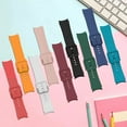 thumbnail image 2 of Fulsaxad No Gap 20mm Band Compatible with Samsung Galaxy Watch 6 5 4 Band 40mm 44mm, Watch 5 Pro Band 45mm/Watch 4 6 Classic 42mm 46mm 43mm 47mm, 20mm Soft Silicone Sport Bands for Women Men, 2 of 15