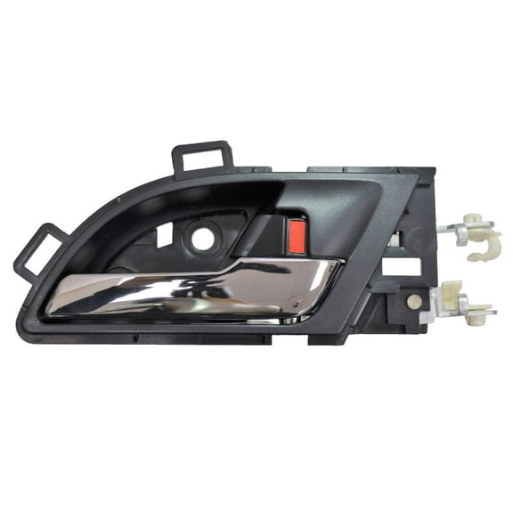 PT Auto Warehouse HO-2515MA-RH - Interior Inner Inside Door Handle, Chrome Lever with Black Housing - Right Passenger Side Fits select: 2007-2011 HONDA CR-V