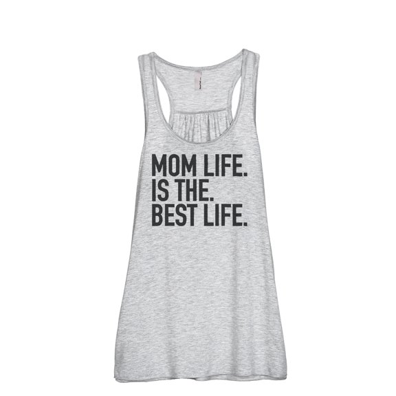 Thread Tank Mom Life Best Life Women Sleeveless Flowy Racerback Tank Top