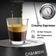 Casabrews 20 Bar Machine à Expresso Cappuccino Machine à Café en Acier Inoxydable Noir – image 2 sur 8