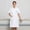 Blanc, variante sur Tenue Grandiose pour Hommes et Femmes Manteau de Laboratoire Classique Long avec Poche Poitrine - Manteau Blanc Élégant pour Usage Clinique Quotidien et Performance