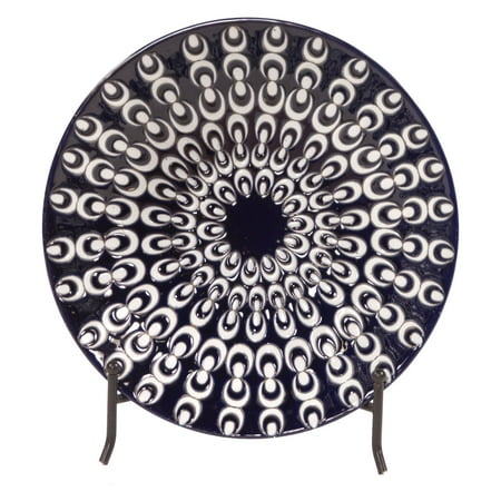 Howard Elliott Textured Ceramic Charger with Iron Stand