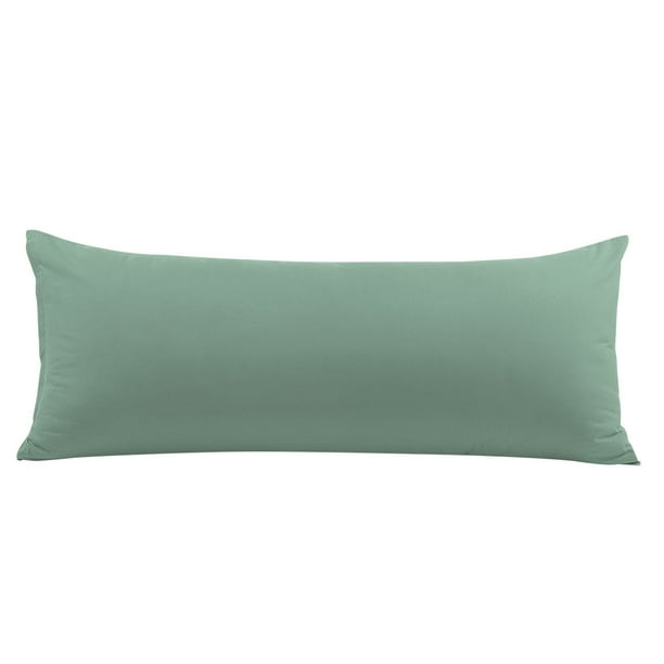 Cuerpo Almohada Funda con Cremallera Cierre, 1800 Series Cepillado Microfibra Cuerpo Almohada Funda, Suave Larga Almohada Fundas Azul Spa Cuerpo (51cmx140cm)