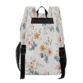 thumbnail image 3 of PVC Transparent Backpacks Clear Backpack for Travel and Outings Delicate Pastel Floral Pattern, 3 of 7