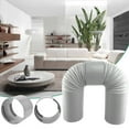 thumbnail image 3 of Billuyoard Tubo de escape Universal para aire acondicionado móvil, Conector de manguera resistente al calor de plástico, acoplador de interfaz Electrodomésticos, 3 of 6