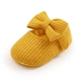 thumbnail image 4 of 2pcs/Set Newborn Baby Girl Princess Mary Jane Shoes Toddler Infant Wedding Dress Flat Shoes with Free Headband, 4 of 6