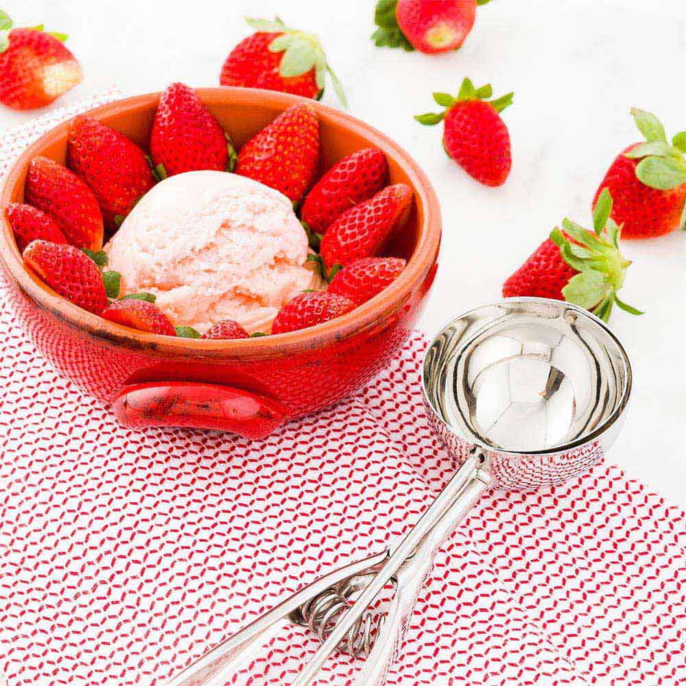  Piazza Stainless Steel Small Ice Cream Scoop, Capacity 1/100  Lt, Diameter: 3.3 cm or 1.3 Inch : Everything Else