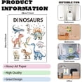 thumbnail image 2 of 1 pc 1 Pc Cartoon Dinosaur Print Wall Poster Study Learing Wall Chart Educational Dinosaur Poster Classroom Decor for Kindergarten Early Years Nursery School 28x35cm/11x13.7", 2 of 7