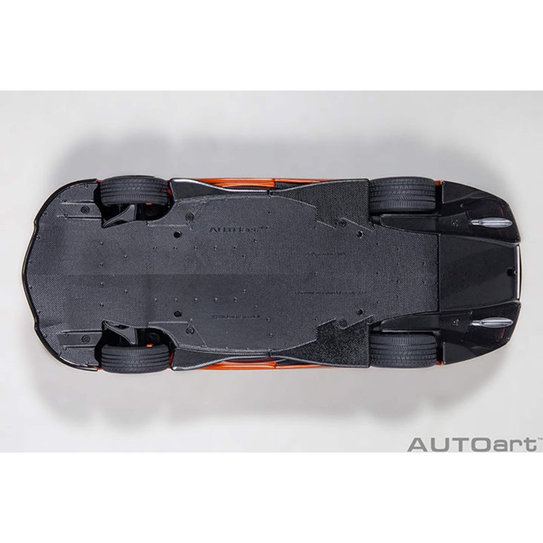 McLaren Speedtail Volcano Orange Metallic with Black Top and