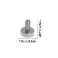thumbnail image 3 of Tornillo de montaje de montaje de asiento de motocicleta de acero inoxidable Tornillo de tornillo de hardware universal Reemplazo de piezas para Sportster / Touring AweSitey VI001745-00, 3 of 6