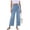 *Light Blue, variant on ClodeEU Women's Button Cropped Jeans with Pockets,Casual Loose Fit Denim Ankle Pants White,Womens Plus S