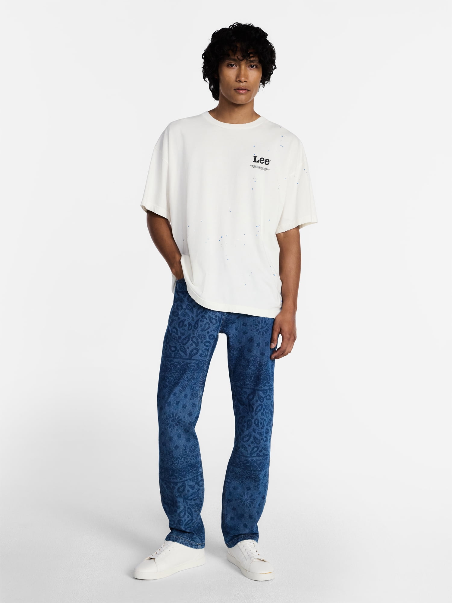 Kacey Lee Men's Relaxed Straight Jeans
