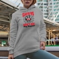 thumbnail image 2 of Gamers Don't Die, They Respawn, Heather Grey Hooded Sweatshirt or Hoodie, Large, 2 of 5