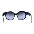 thumbnail image 4 of Womens Oversize Pentagon Size Lens Thic Horn Rim Vintage Style Sunglasses Blue Tortoise Smoke, 4 of 4