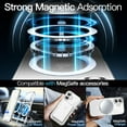 thumbnail image 4 of JETech Magnetic Case for iPhone New 6.3-Inch Compatible with MagSafe, Shockproof Phone Bumper Cover, Anti-Scratch Clear Back (Clear), 4 of 5