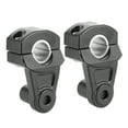 thumbnail image 1 of 2 piezas de 22 mm/28 mm, abrazadera de soporte elevador de manillar de motocicleta pivotante universal, aluminio CNC, 1 of 13