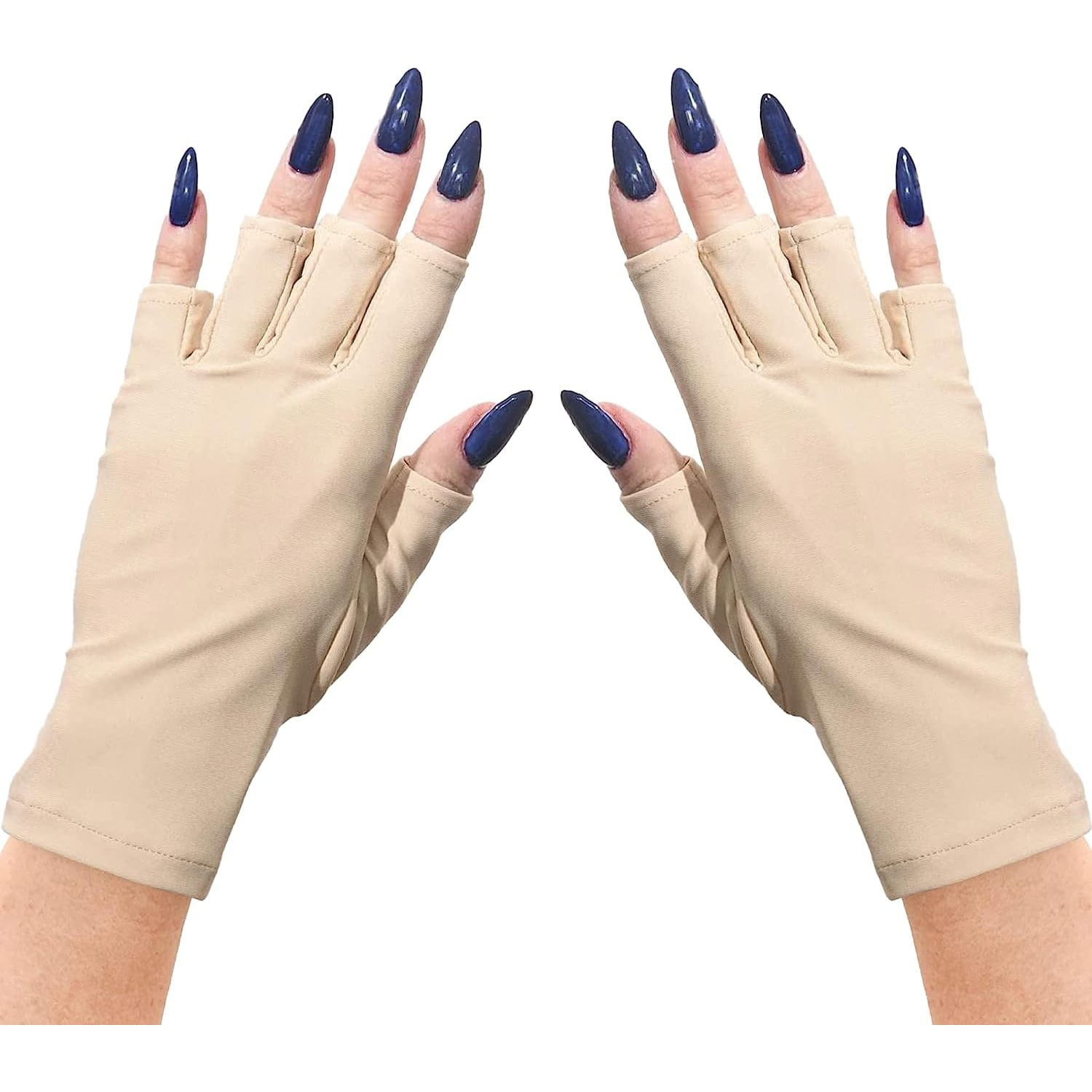 BcTlyInc Anti UV Gloves for Gel Manicures Using Gel Lamp Dryers