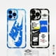 thumbnail image 2 of NEW Trendy brand joint AJ sports shoes AJ OFF WHITE SOFT IPHONE CASING Square Phone Case IPhone 13 12 11 Pro Max X Xs Max XR 8 7 Plus Shockproof Soft TPU Back Cover, 2 of 4