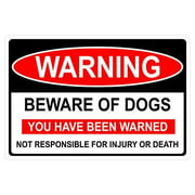 Beware of Dog, You Have Been Warned Sign